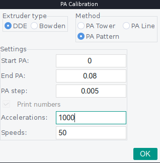 PA pattern single test